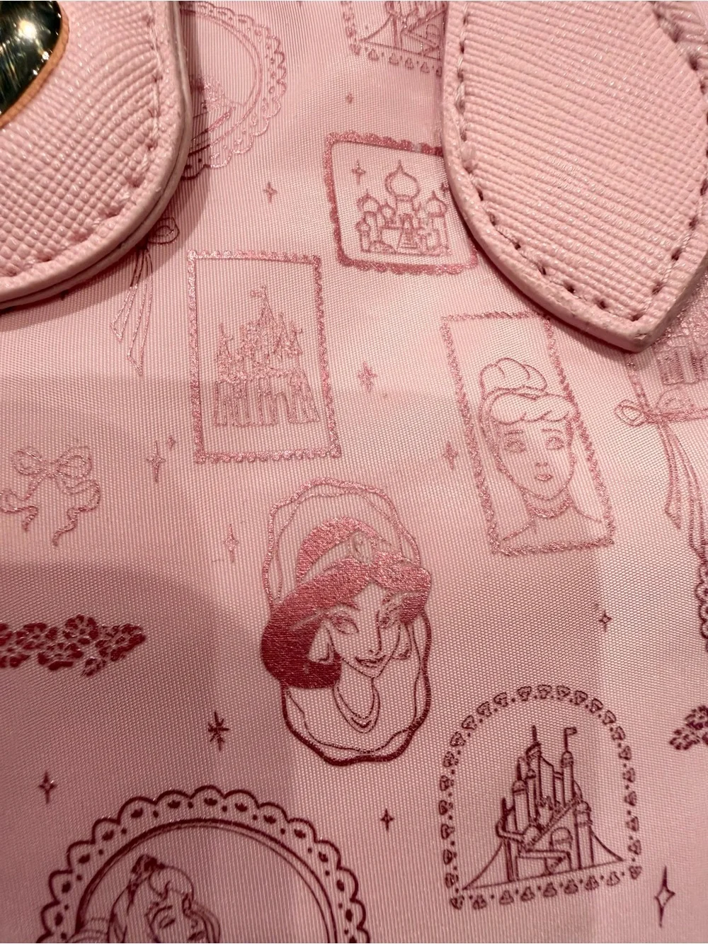 Disney Princess Pink Mini Crossbody Pouchette Satchel Bag